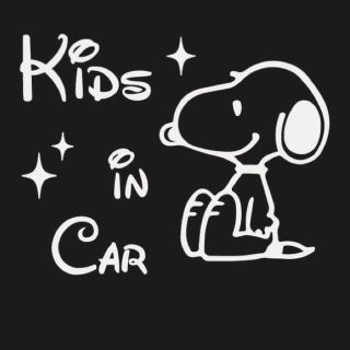 kids in car ステッカー 防水(車外アクセサリ)
