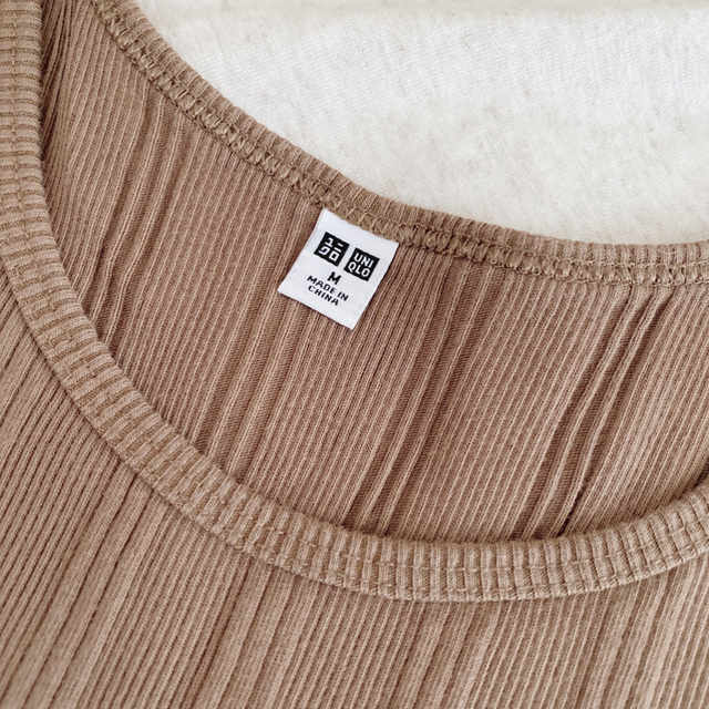 UNIQLO(ユニクロ)のUNIQLO ユニクロ　ランダムリブタンクトップ レディースのトップス(タンクトップ)の商品写真