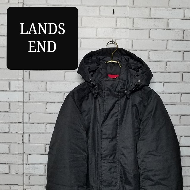 LANDS’END - 【LANDSEND】 ダウンジャケット フーデット 2way フーディの通販 by one._.1's shop