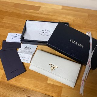 プラダ(PRADA)の最終値下。PRADA♡バイカラー長財布(財布)