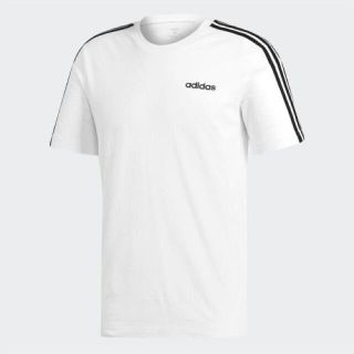 アディダス(adidas)の新品★アディダス M CORE 3ストライプス Tシャツ ホワイト/S(Tシャツ/カットソー(半袖/袖なし))