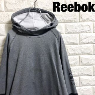 リーボック(Reebok)のReebok  リーボック　ハイネックプルオーバーパーカー　メンズLサイズ(パーカー)