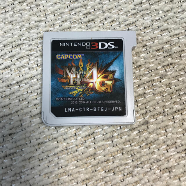 ニンテンドー3ds 3dsソフト モンスターハンター 4g ソフトのみ データありの通販 By コレクション整理 ニンテンドー3dsならラクマ