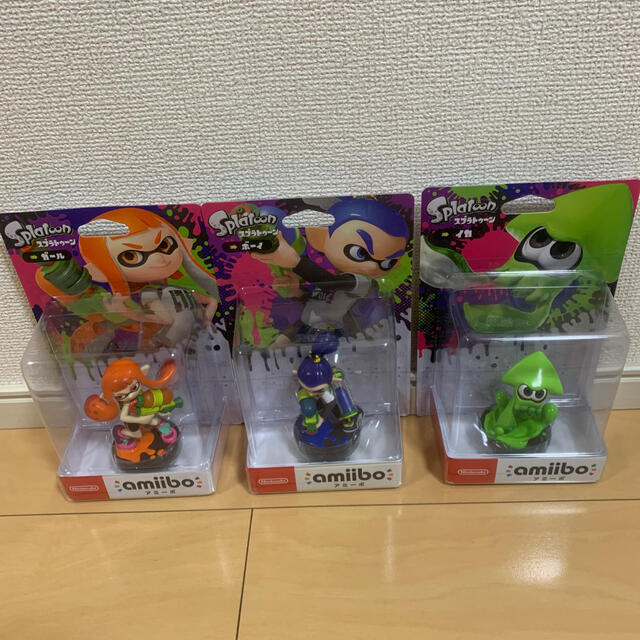 amiibo ボーイ　ガール　イカ