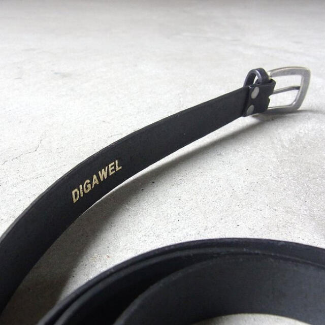激安通販新作 DIGAWEL - digawel レザーベルト　ブラック　20aw ベルト