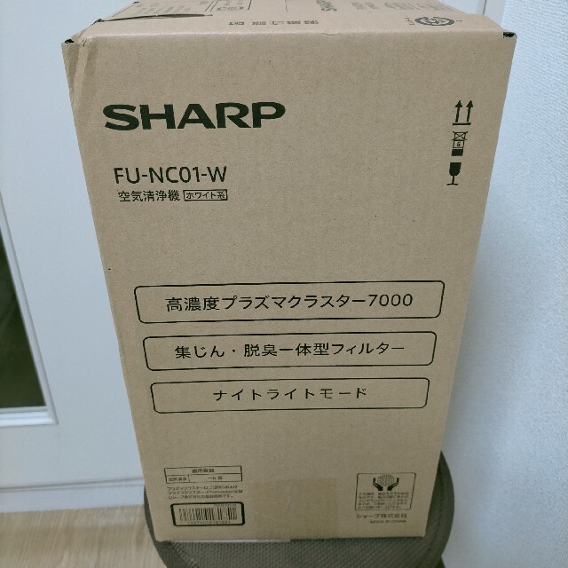 シャープ SHARP 空気清浄機（FU-NC01-W ） 1