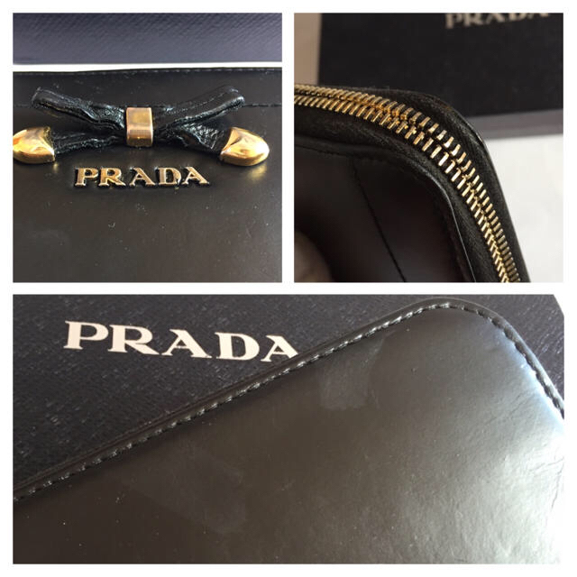 PRADA(プラダ)のPRADA 長財布 ラウンドファスナー レディースのファッション小物(財布)の商品写真