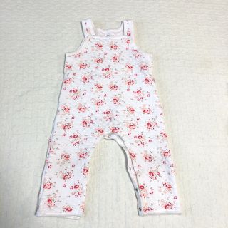 プチバトー(PETIT BATEAU)の[再値下げ]プチバトー オーバーオール 中綿 12m/74cm(ロンパース)