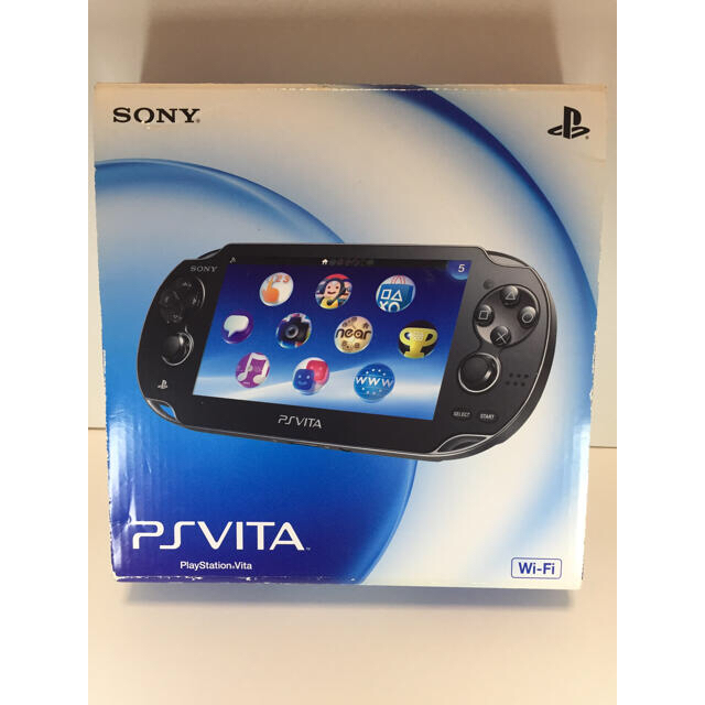 【美品】PSVita ブラック Wi-Fiモデル PCH-1000 ZA01