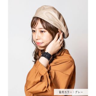 CA4LA OCTOBER BERET リアル レザー ベレー帽