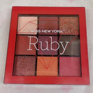 エチュードハウス(ETUDE HOUSE)のKISS NEW YORK キスニューヨーク ジュエリーパレット Ruby(アイシャドウ)