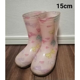 長靴 レインブーツ レインシューズ キッズ 15cm ガールズ 女の子(長靴/レインシューズ)