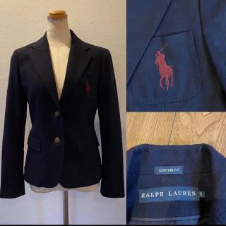 ラルフローレン(Ralph Lauren)のRalph Laurenラルフローレン　ビックポニー刺繍　カシミヤ混　ジャケット(テーラードジャケット)