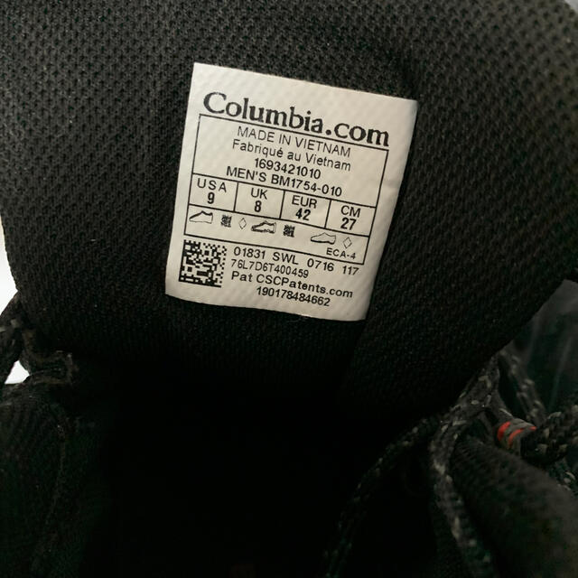 Columbia(コロンビア)のcolumbia 1693421010 登山靴 スポーツ/アウトドアのアウトドア(登山用品)の商品写真