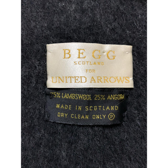 UNITED ARROWS(ユナイテッドアローズ)のユナイテッドアローズ　BEGG リバーシブル ストール マフラー メンズのファッション小物(マフラー)の商品写真