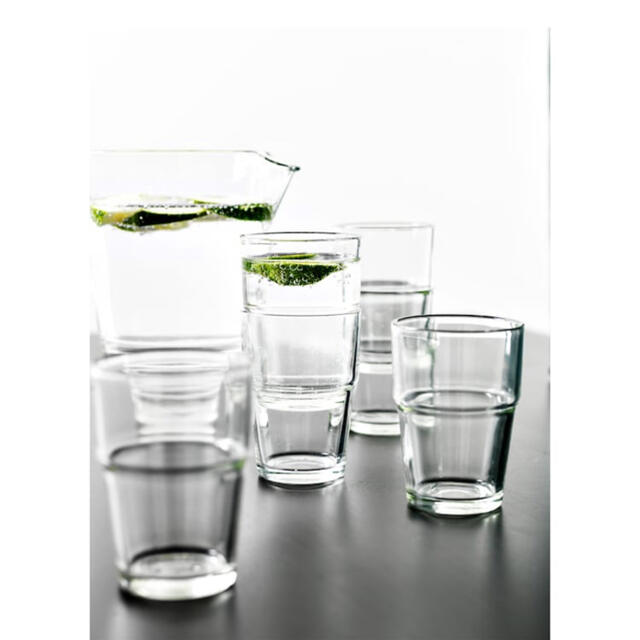 IKEA(イケア)のIKEA グラス 6客セット クリアガラス インテリア/住まい/日用品のキッチン/食器(タンブラー)の商品写真