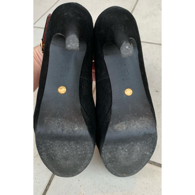 DIANA(ダイアナ)のDIANA パンプス 美品23.5cm スウェード ブラック レディースの靴/シューズ(ハイヒール/パンプス)の商品写真