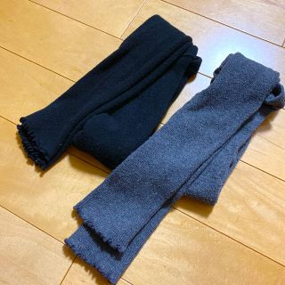 ユニクロ(UNIQLO)のユニクロ　ニットタイツ　160センチ(黒)(パンツ/スパッツ)