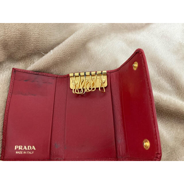 PRADA(プラダ)のPRADA レッド　キーケース レディースのファッション小物(キーケース)の商品写真