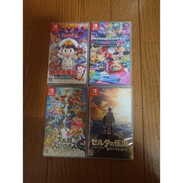 NintendoSwitchソフト 四本セット 新品未開封