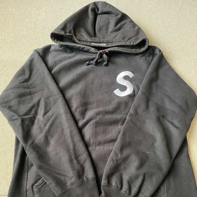 15aw supreme s logo hooded sweat shirt