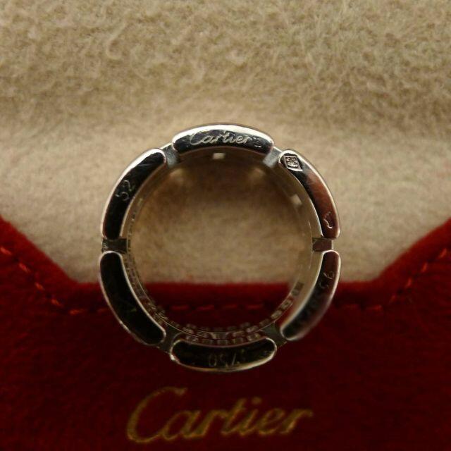 Cartier(カルティエ)のご専用３５石 カルティエ ダイヤ マイヨン パンテール ＃５２ハーフ リング レディースのアクセサリー(リング(指輪))の商品写真