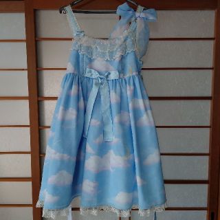 アンジェリックプリティー(Angelic Pretty)のMisty sky JSK&クリップセット　サックス(ひざ丈ワンピース)