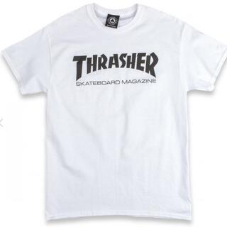 スラッシャー(THRASHER)のThrasher Skateboard Magazine Tシャツ ホワイトS(Tシャツ/カットソー(半袖/袖なし))