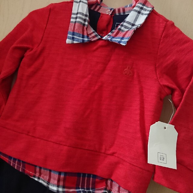 babyGAP(ベビーギャップ)の新品　GAP　80　カバーオール　襟　babyGAP キッズ/ベビー/マタニティのベビー服(~85cm)(セレモニードレス/スーツ)の商品写真