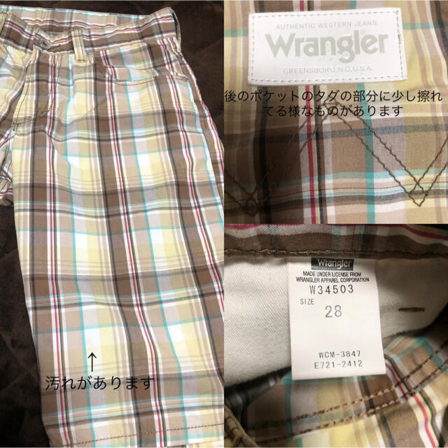 Wrangler(ラングラー)のWrangler チェック ハーフパンツ ショートパンツ メンズのパンツ(ショートパンツ)の商品写真