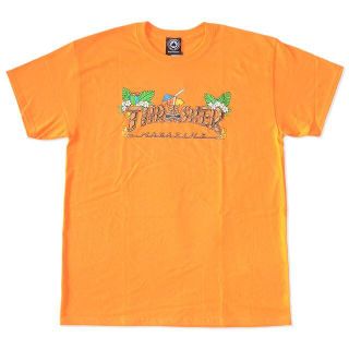 スラッシャー(THRASHER)のThrasher Skateboard Magazine Tiki オレンジ M(Tシャツ/カットソー(半袖/袖なし))