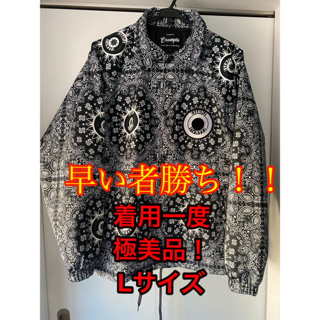 新品・定価以下】EXAMPLE ペイズリー バンダナ柄 ナイロン ジャケット-