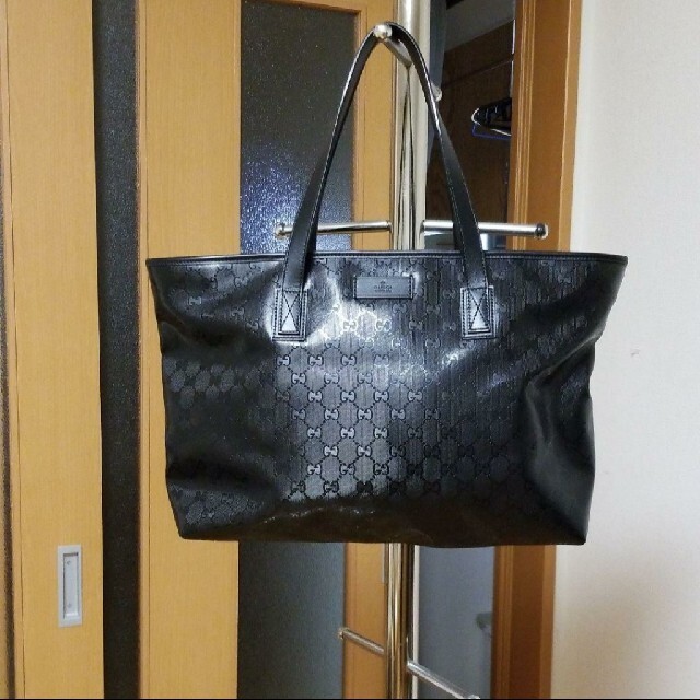 最終値下【美品】本物GUCCI インプリメトートバッグブラック
