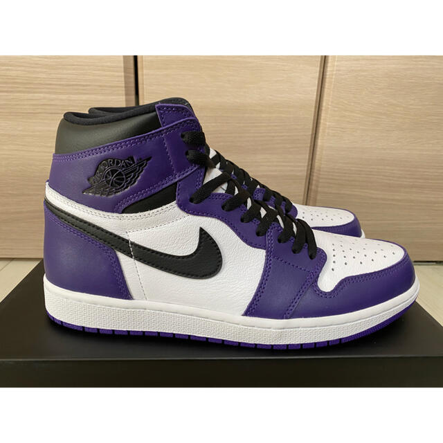 NIKE(ナイキ)のNIKE AIR JORDAN 1 HIGH Court Purple 29新品 メンズの靴/シューズ(スニーカー)の商品写真