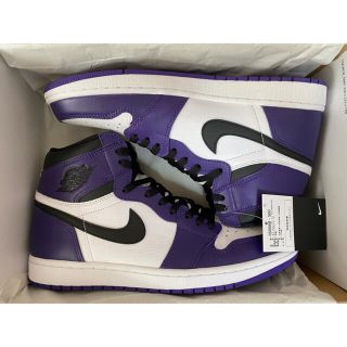 ナイキ(NIKE)のNIKE AIR JORDAN 1 HIGH Court Purple 29新品(スニーカー)