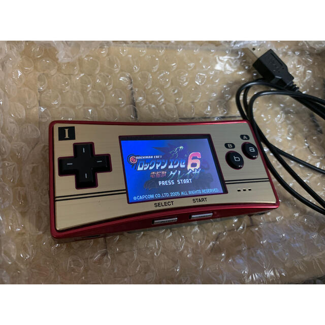 ゲームボーイミクロ ファミコンカラー マリオ20周年モデル GAMEBOY