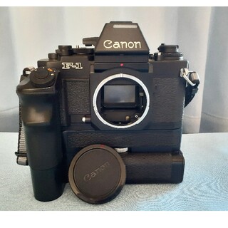 キヤノン(Canon)のCanon NewF-1 AEファインダーFN モータードライブ付きボディ(フィルムカメラ)