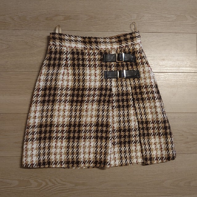Rirandture(リランドチュール)のリランドチュール　ループグレンチェックミニスカート レディースのスカート(ミニスカート)の商品写真