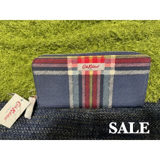 キャスキッドソン(Cath Kidston)の【新品】キャスキッドソン   クラレンドチェック  長財布  SALE(財布)