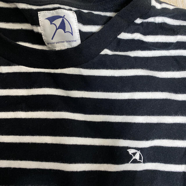 Arnold Palmer(アーノルドパーマー)のアーノルドパーマー ボーダーtシャツ 長袖 Lサイズ メンズのトップス(Tシャツ/カットソー(七分/長袖))の商品写真