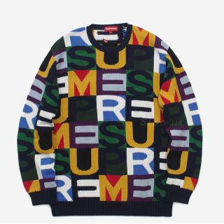 シュプリーム(Supreme)のL supreme big letters sweater セーター(ニット/セーター)