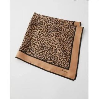 マウジー(moussy)の【新品未使用】 マウジー スカーフ SILK LEOPARD(バンダナ/スカーフ)