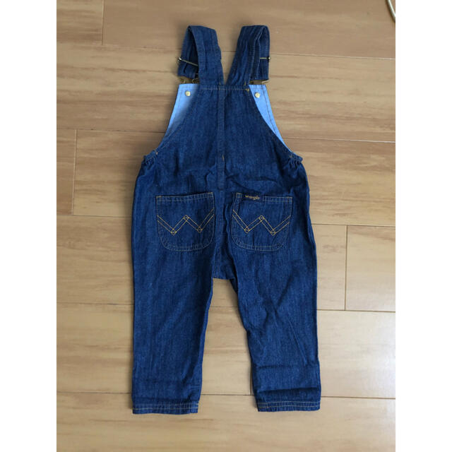 Wrangler(ラングラー)のラングラー デニムサロペット キッズ/ベビー/マタニティのベビー服(~85cm)(パンツ)の商品写真