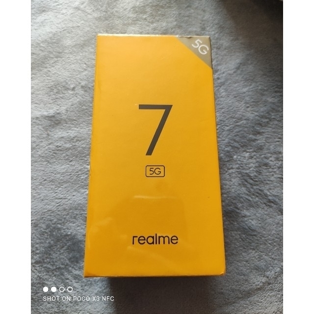 新品未開封 Realme 7 5G 6GB/128GB ブルー