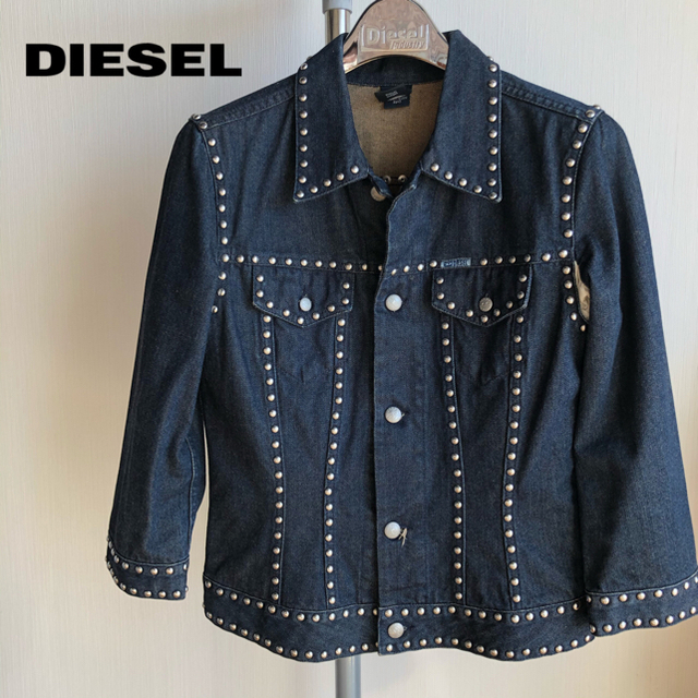 DIESEL(ディーゼル)の希少⚫︎DIESEL ビンテージデニム ジャケット レディースのジャケット/アウター(Gジャン/デニムジャケット)の商品写真