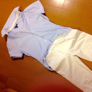 トミーヒルフィガー(TOMMY HILFIGER)のTOMMY HILFIGER♡半袖シャツ(シャツ/ブラウス(長袖/七分))