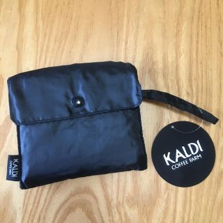 カルディ(KALDI)の新品★カルディ★エコバッグ★黒(エコバッグ)