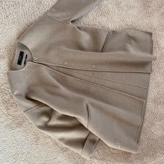 ザラ(ZARA)のZARA BASIC   ノーカラーコート(ノーカラージャケット)