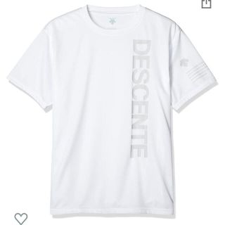 デサント(DESCENTE)のデサント　白　Tシャツ　M(Tシャツ/カットソー(半袖/袖なし))