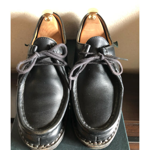 Paraboot(パラブーツ)のkick様専用　パラブーツ　ミカエル　ブラック　FR39.5 JPN24 メンズの靴/シューズ(ドレス/ビジネス)の商品写真